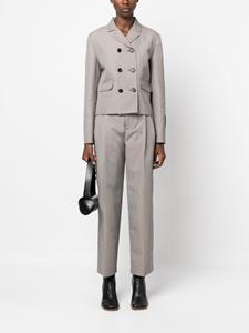 Marni Broek met pied-de-poule print - Beige
