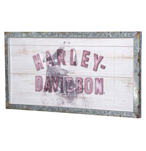 Fiftiesstore Harley-Davidson Rider Houten Pub Sign