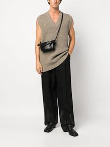 Maison Margiela small Snatched Classique clutch bag - Zwart