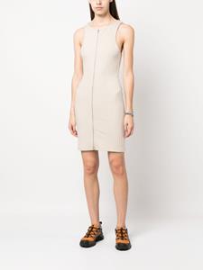 Calvin Klein Jeans zip-up ribbed dress - Beige