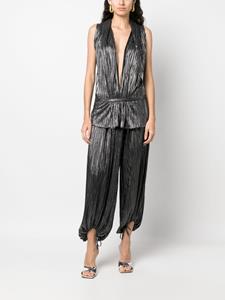 STYLAND Broek met metallic-effect - Grijs