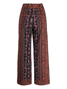 Pierre-Louis Mascia Broek met print - Zwart