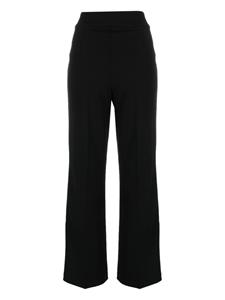 DKNY high-waisted cropped trousers - Zwart