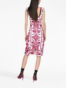 Dolce & Gabbana Jurk met grafische print - Rood