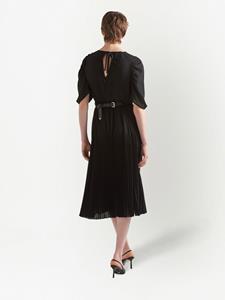 Prada Geplooide jurk - Zwart