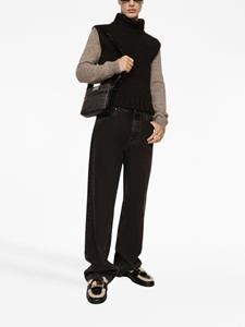 Dolce & Gabbana Schoudertas met logoprint - Grijs