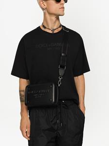 Dolce & Gabbana Schoudertas met logo-reliëf - Zwart