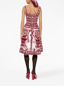 Dolce & Gabbana Flared jurk - Rood