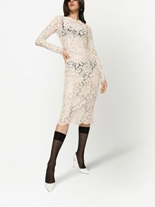 Dolce & Gabbana Semi-doorzichtige top - Wit