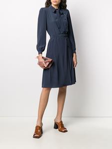 Maison Margiela Jurk met sluiting aan de zijkant - Blauw