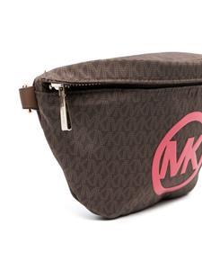 Michael Kors Kids Shopper met monogramprint - Bruin