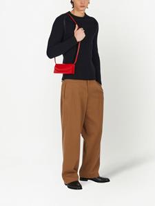 Ferragamo Schoudertas met Gancini-patroon - Rood