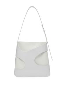 Ferragamo Schoudertas met reliëf - Wit