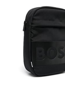 BOSS Kidswear Crossbodytas met logoprint - Zwart