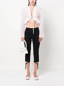 Jacquemus Cropped pantalon - Zwart