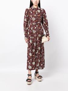 Ulla Johnson Athena graphic-print dress - Rood