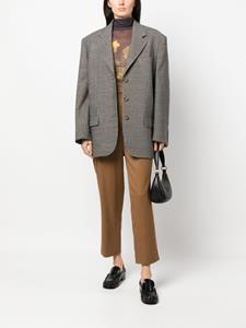 APC pleated cropped trousers - Bruin