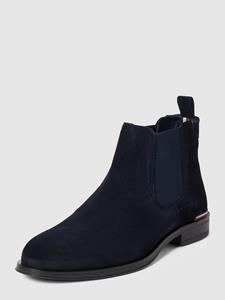 Chelsea boots met labeldetails