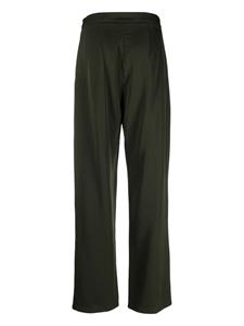Sara Lanzi High waist broek - Groen