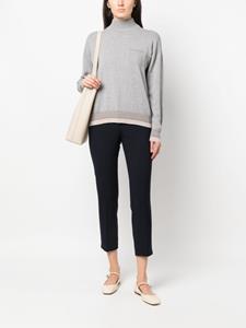 Peserico cropped tailored trousers - Blauw