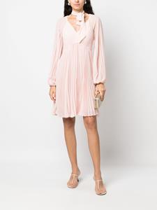 Zimmermann Sunray pleated long-sleeve dress - Roze