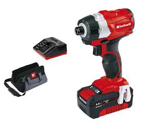 Einhell TE-CI 18 BL Kit 18V Li-Ion Accu Slagschroefmachine Set (1x 4.0Ah Accu) In Tas - Koolborstelloos