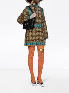 Gucci Jurk met geometrische print - Bruin