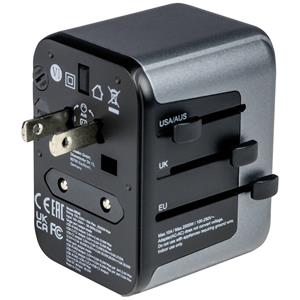 Verbatim 49545 Reiseadapter Universal Travel Adapter UTA-03 PD30W / QC / 2xUSB / 2xType-C