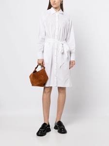Merlette Jurk met gestrikte taille - Wit