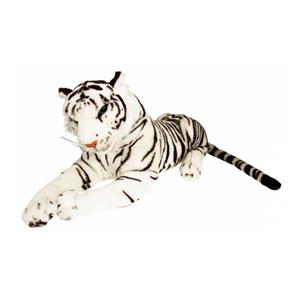 Mega witte tijger knuffel 100 cm -