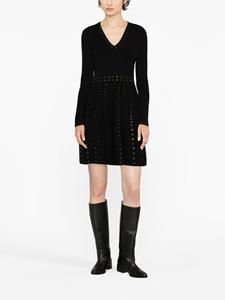 TWINSET Jurk met V-hals - Zwart
