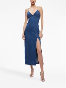 Alice + olivia Jurk met split - Blauw