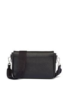 Prada Leren schoudertas - Zwart
