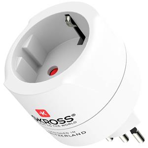 Skross 1.500272 Reiseadapter Country Adapter Europe to Siss+Italy+Brazil