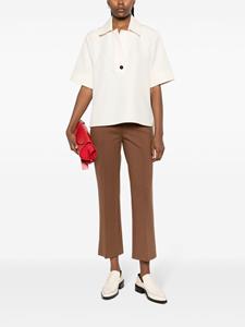 Blanca Vita cropped tailored trousers - Bruin