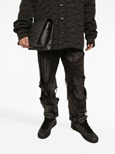 Dolce & Gabbana Schoudertas met logoprint - Zwart