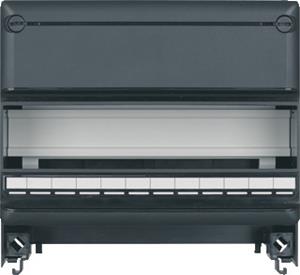 Eaton installatiekast leeg 55, zwart, (hxbxd) 165x220x79mm, DIN-rail