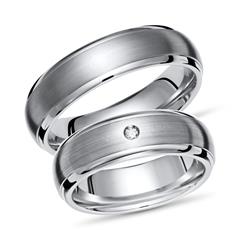 Unique Trouwringen Titanium Trouwringen Diamant Graveren