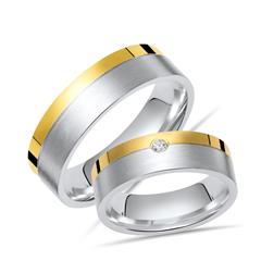 Unique Trouwringen Zilver Trouwringen 925 Zirconia