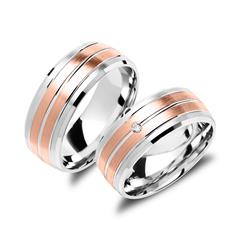 Vivo Trouwringen In 925 Sterling Zilver Rosé