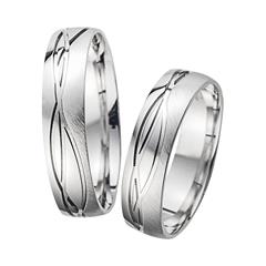 Unique Trouwringen Witgoud Breedte 5 mm