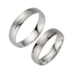 Unique Trouwringen Witgoud Breedte 4,5 mm