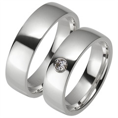 Rauschmayer Trouwringen Witgoud 6mm
