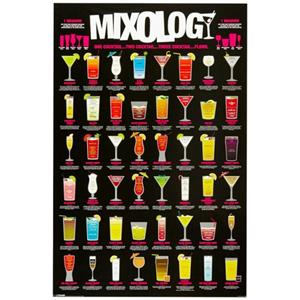 Cocktails maken drankjes muur decoratie poster 61 x 91,5 cm -