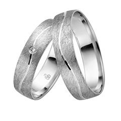 Rauschmayer Trouwringen Witgoud 5mm