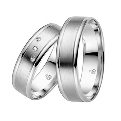 Rauschmayer Trouwringen Witgoud 6mm