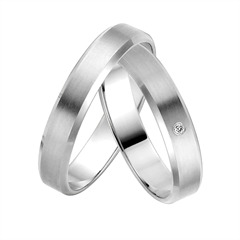 Rauschmayer Trouwringen Witgoud 4mm