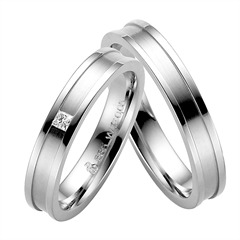 Rauschmayer Trouwringen Witgoud 4mm