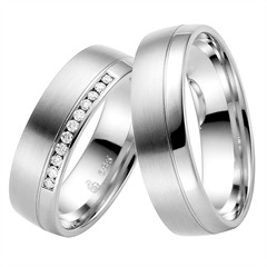 Rauschmayer Trouwringen Witgoud 6mm