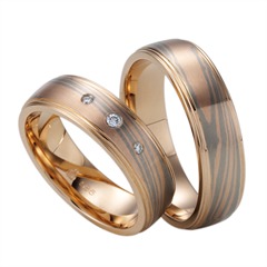 Rauschmayer Trouwringen Rood En Witgoud 6mm